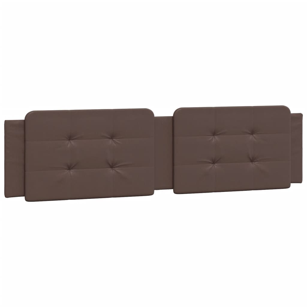 Coussin de tête de lit marron 200 cm similicuir - XIOS