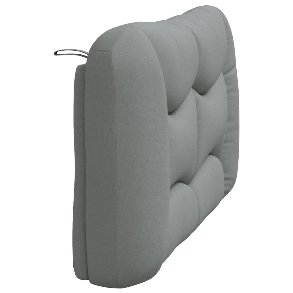 Coussin de tête de lit Hvar gris clair 137 cm tissu - XIOS
