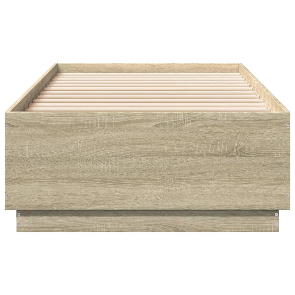 Cadre de lit sans matelas chêne sonoma 90x200 cm - XIOS