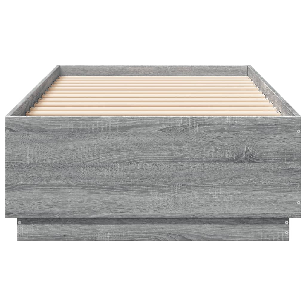 Cadre de lit sans matelas sonoma gris 90x200 cm - XIOS