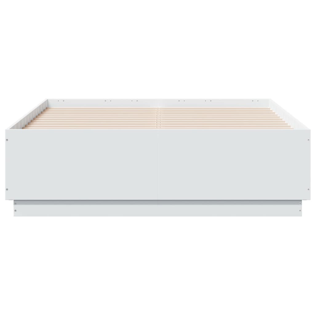 Cadre de lit sans matelas blanc 120x190 cm - XIOS