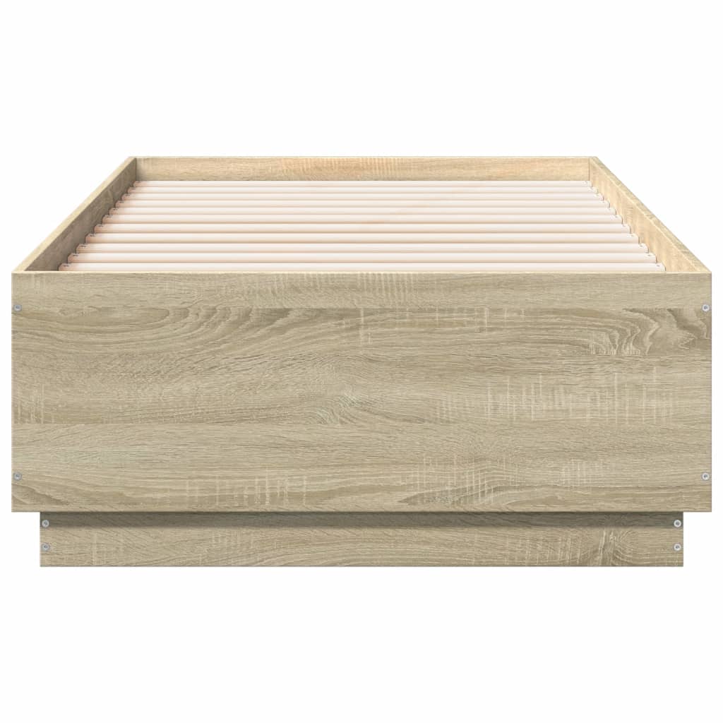 Cadre de lit sans matelas chêne sonoma 90x190 cm - XIOS