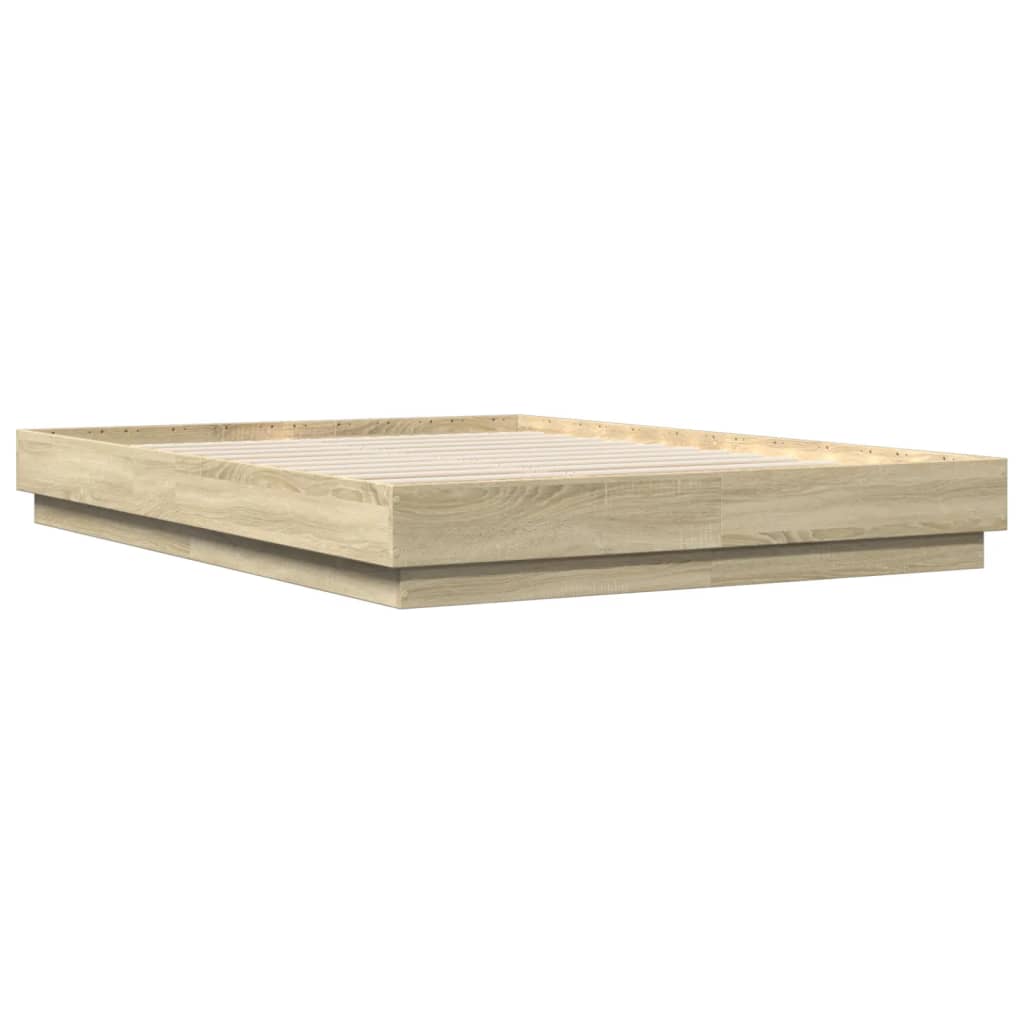 Cadre de lit sans matelas chêne sonoma 150x200 cm - XIOS