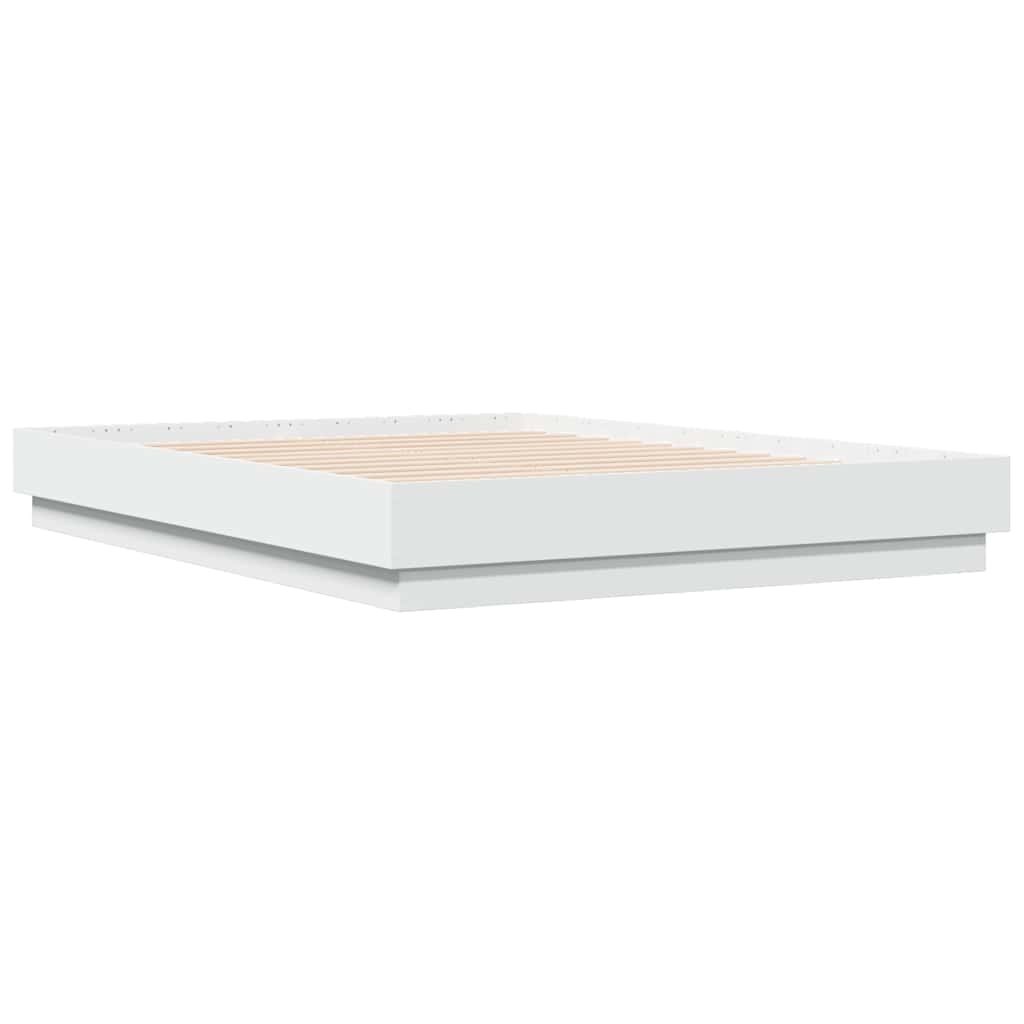 Cadre de lit sans matelas blanc 120x190 cm - XIOS