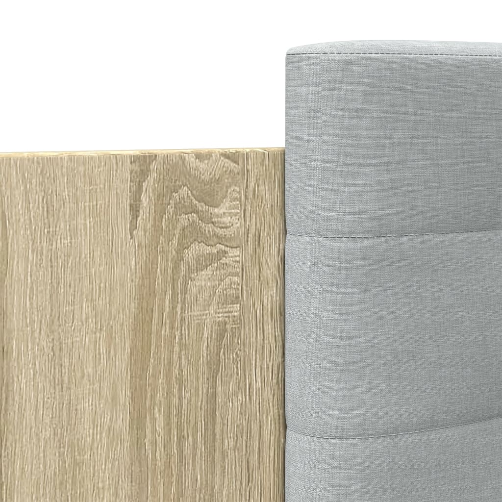 Cadre de lit sans matelas chêne sonoma 140x190 cm - XIOS