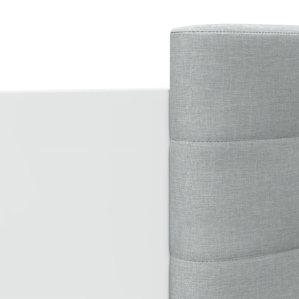 Cadre de lit avec LED sans matelas blanc 135x190 cm - XIOS