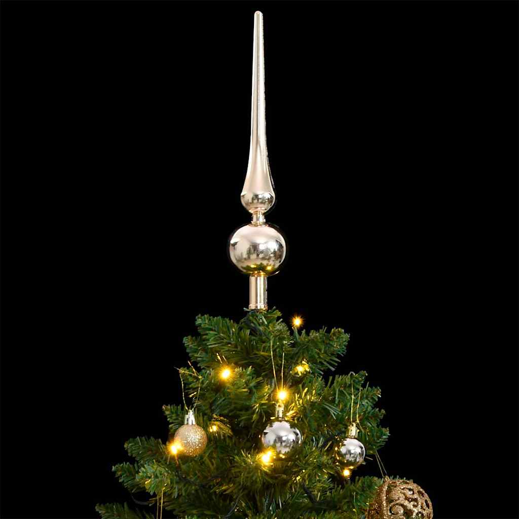 Sapin de Noël artificiel articulé 150 LED et boules 120 cm - XIOS