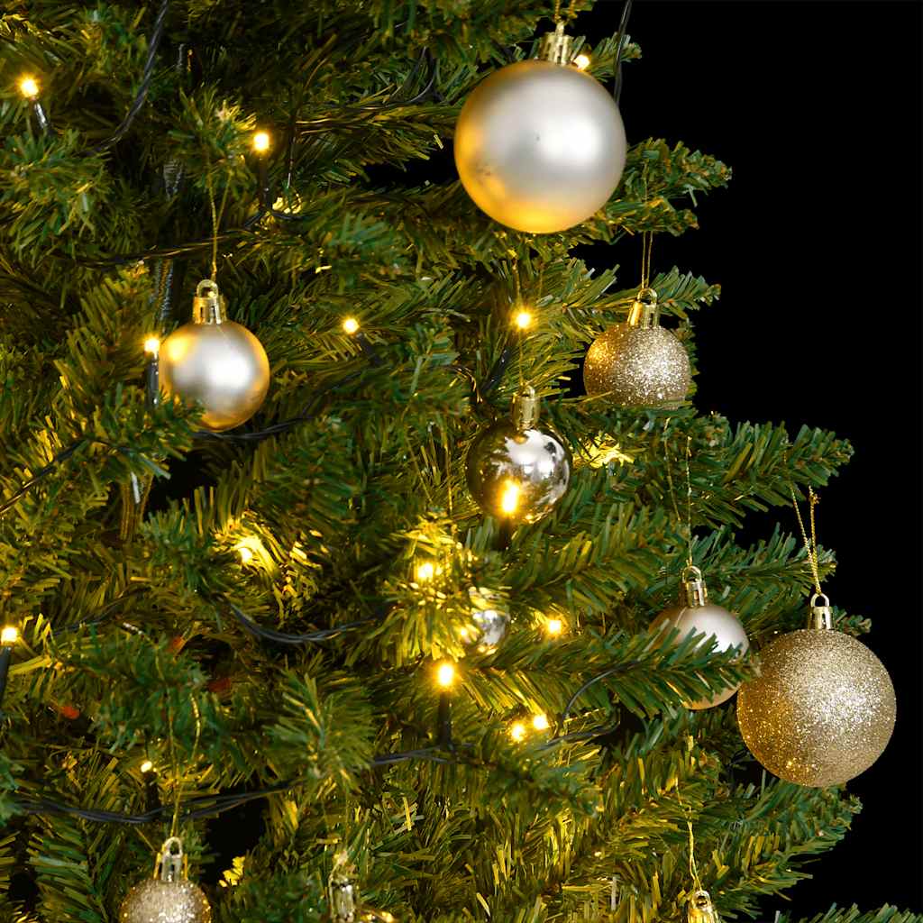 Sapin de Noël artificiel articulé 150 LED et boules 120 cm - XIOS