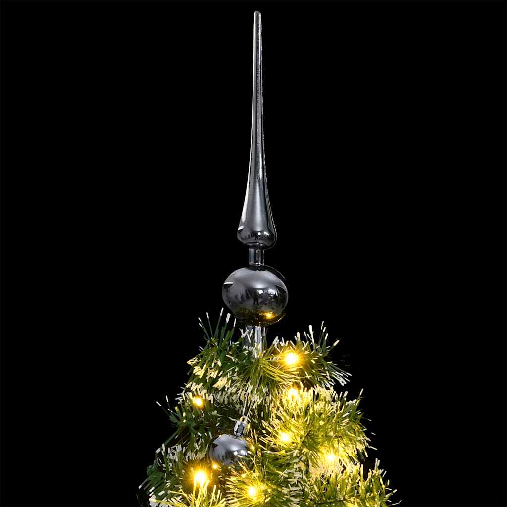 Sapin de Noël artificiel articulé 150 LED et boules 120 cm - XIOS