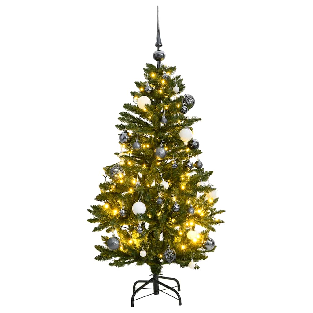 Sapin de Noël artificiel articulé 150 LED et boules 150 cm - XIOS