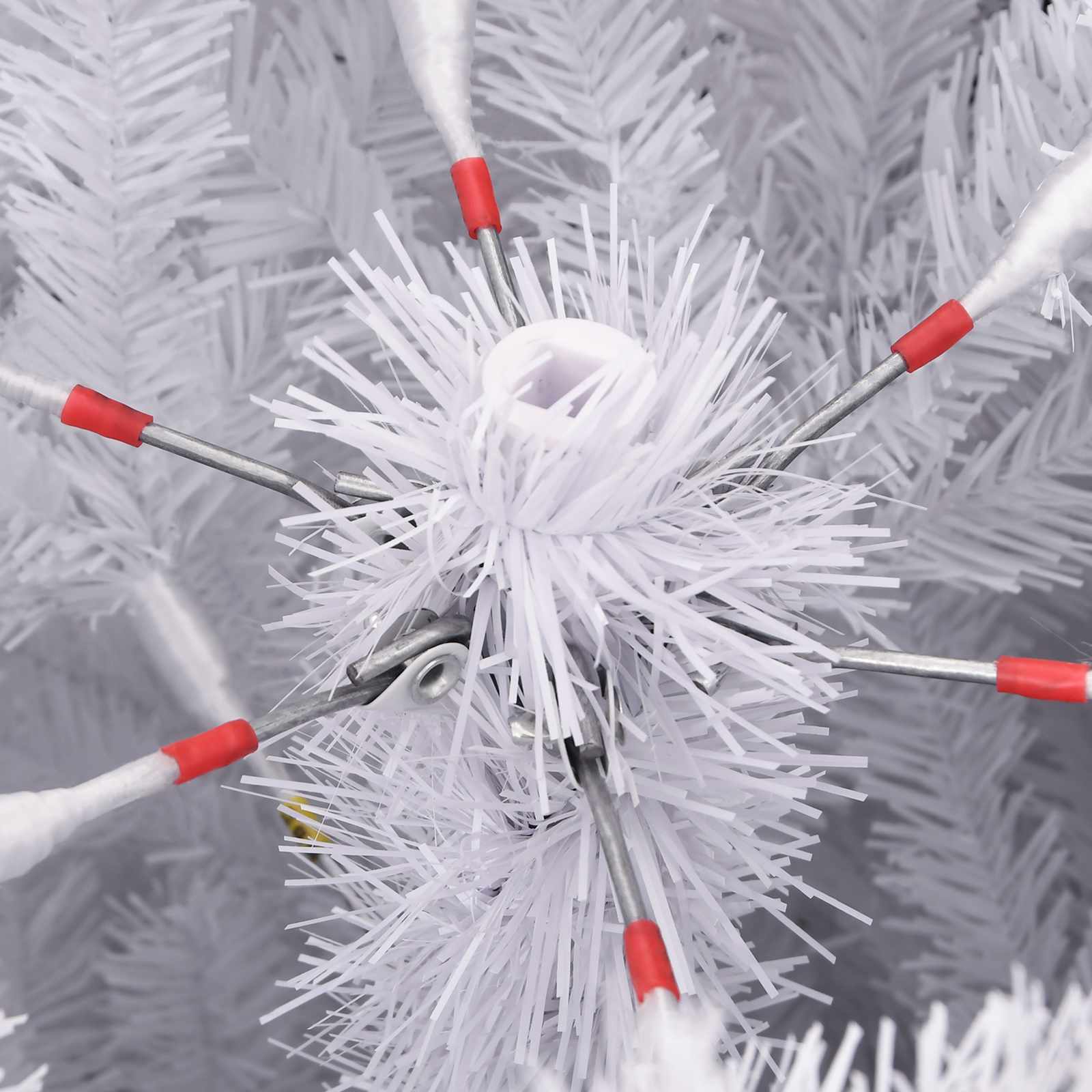 Sapin de Noël artificiel avec 300 LED Blanc 300 cm PVC et métal - XIOS