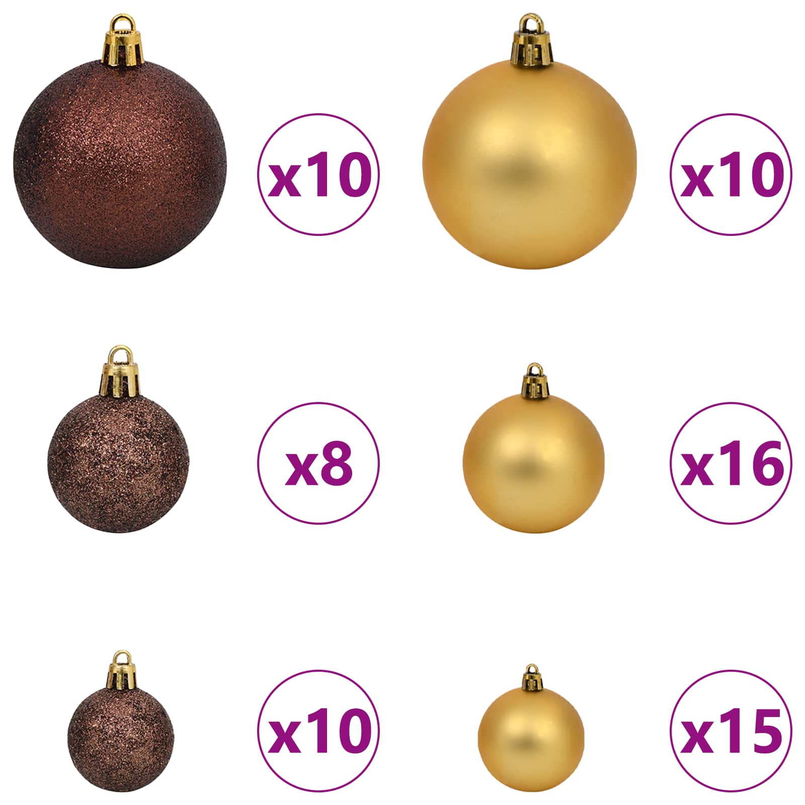 Sapin de Noël artificiel Blanc 120 x 120 x 240 cm PVC et métal - XIOS