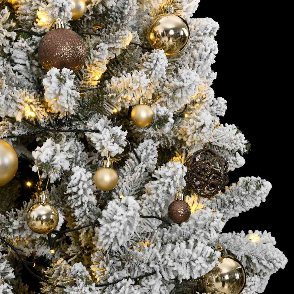Sapin de Noël artificiel articulé 300 LED et boules 210 cm - XIOS