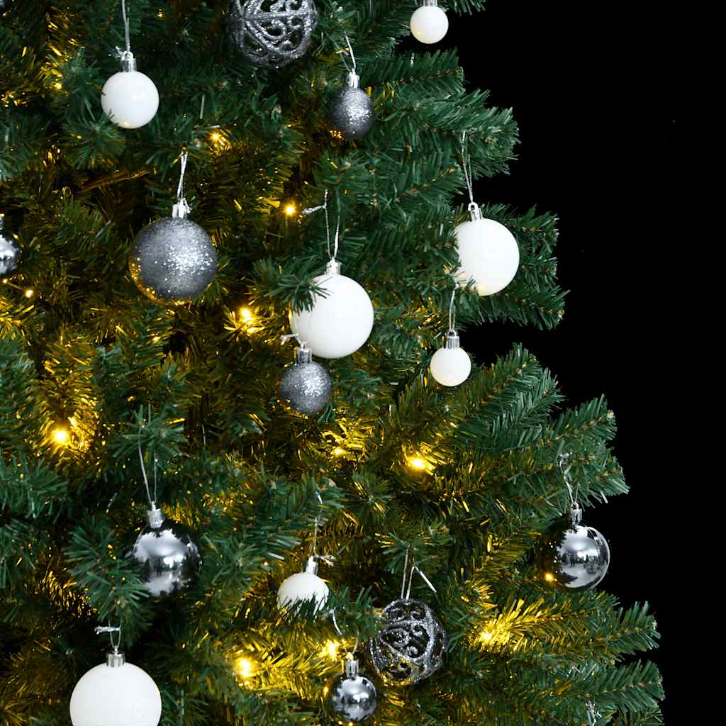 Sapin de Noël artificiel articulé 300 LED et boules 240 cm