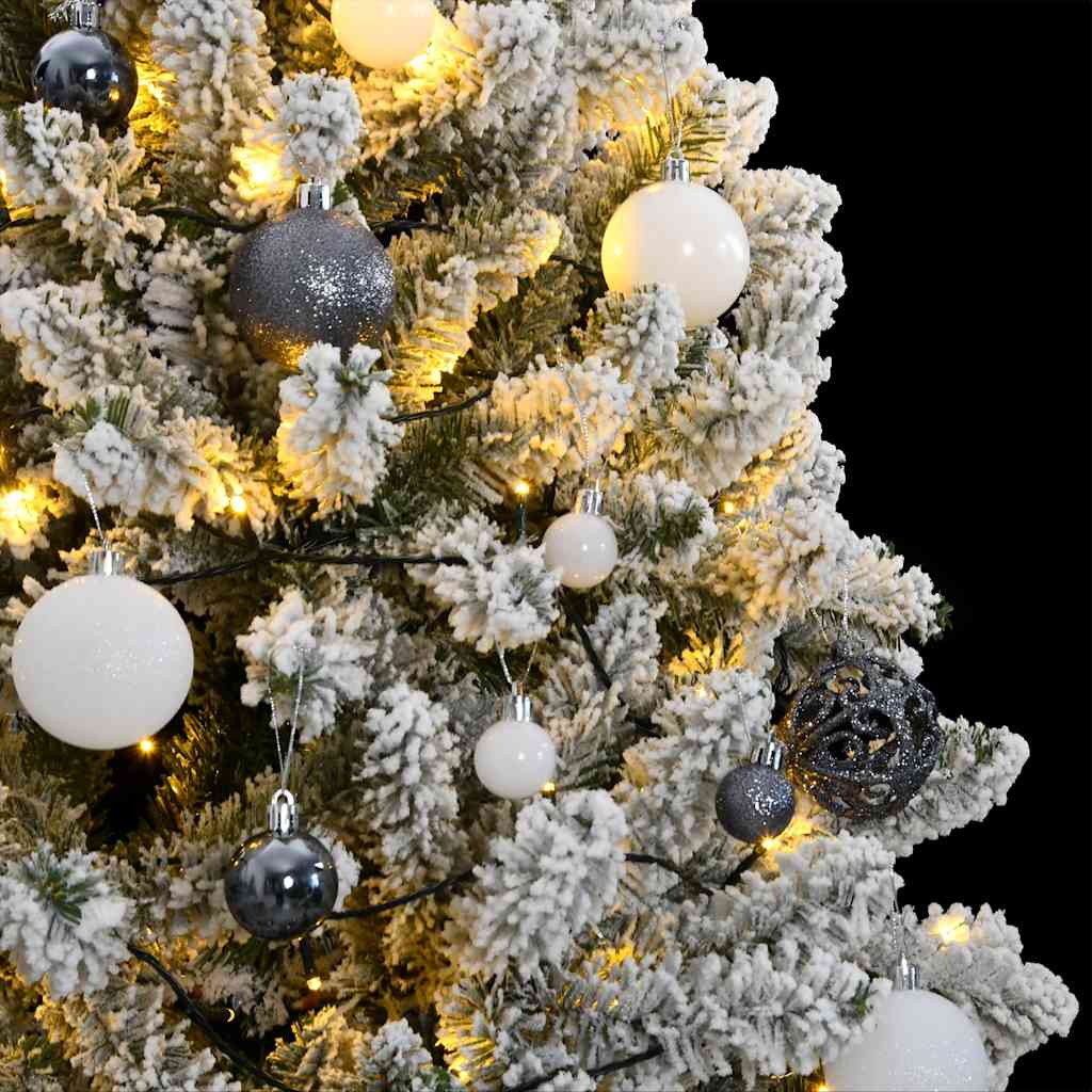 Sapin de Noël artificiel articulé 300 LED et boules 270 cm