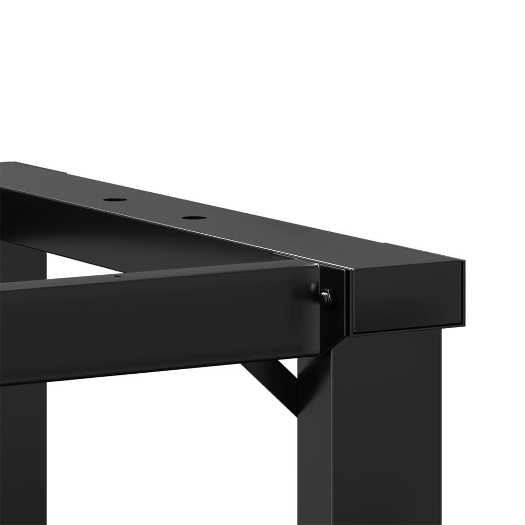 Pieds de table basse cadre en O 70x30x43 cm acier - XIOS