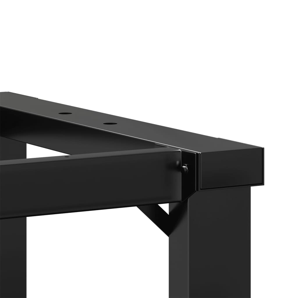 Pieds de table basse cadre en O 80x40x43 cm acier - XIOS