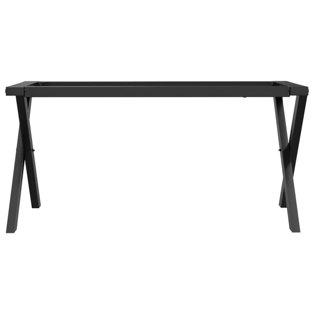 Pieds de table basse cadre en X 90x30x43 cm fonte - XIOS