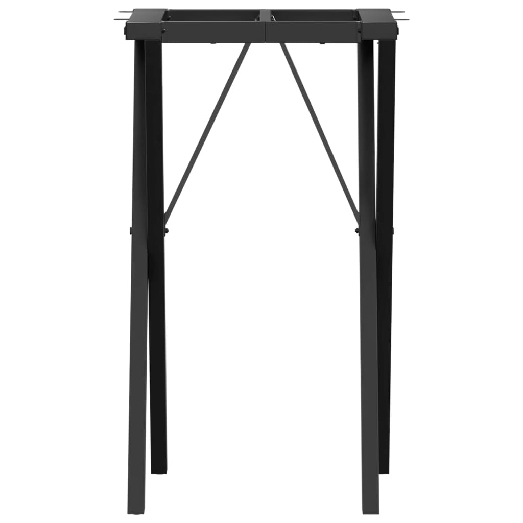 Pieds de table à manger cadre en X 40x40x73 cm acier - XIOS