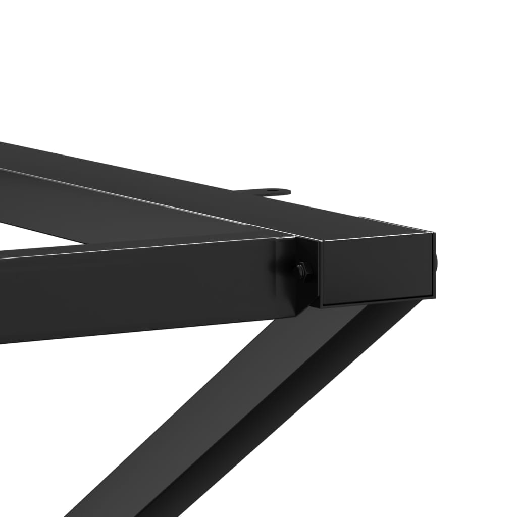 Pieds de table à manger cadre en X 70x70x73 cm acier Pieds de table vidaXL