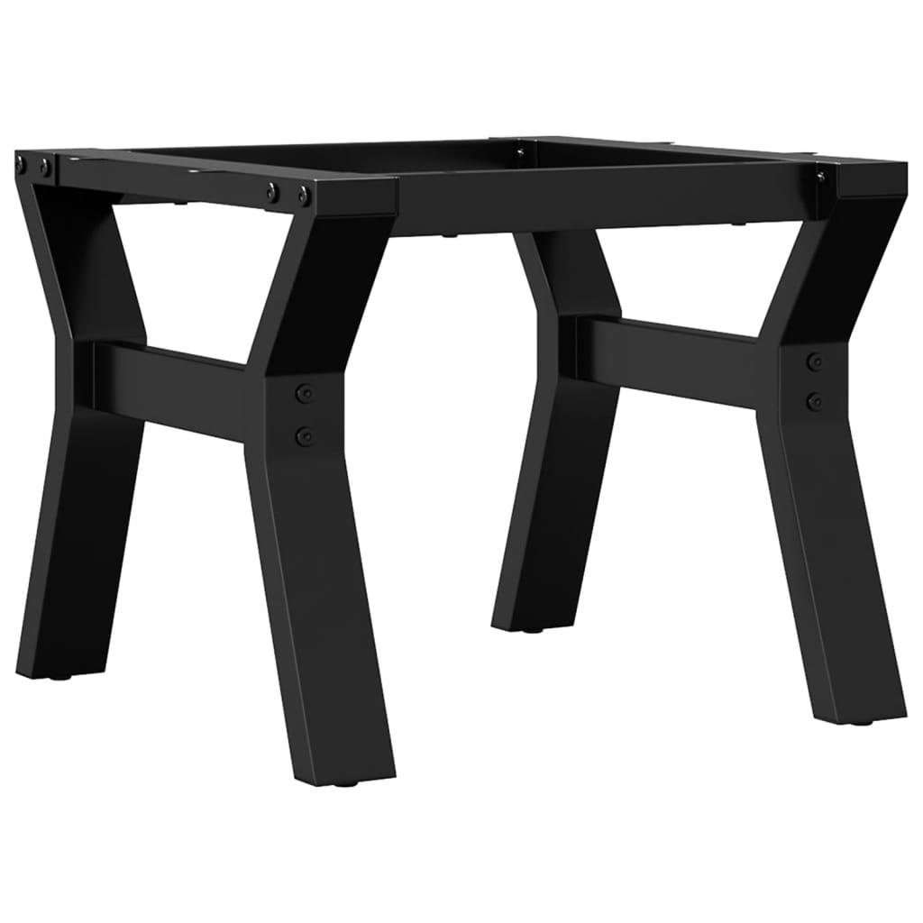 Pieds de table basse cadre en Y 40x40x33 cm acier XIOS