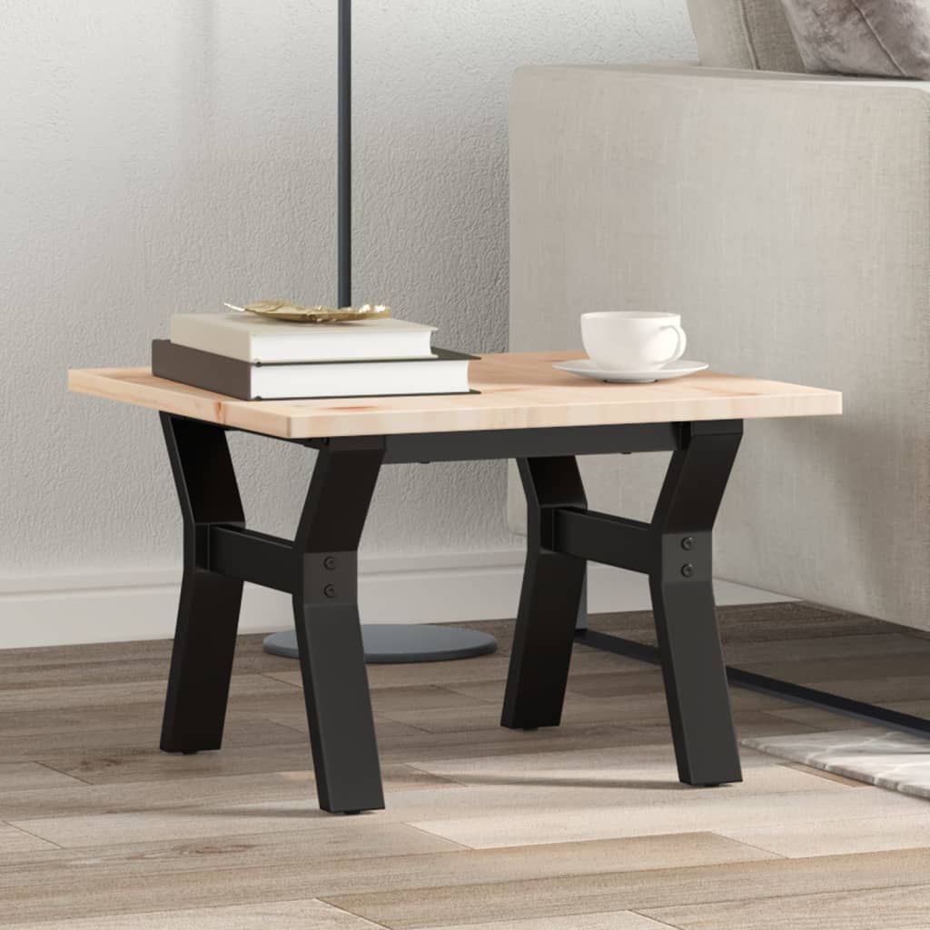Pieds de table basse cadre en Y 40x40x33 cm acier XIOS
