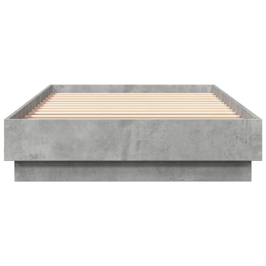 Cadre de lit sans matelas avec lumières LED 100x200 cm - XIOS