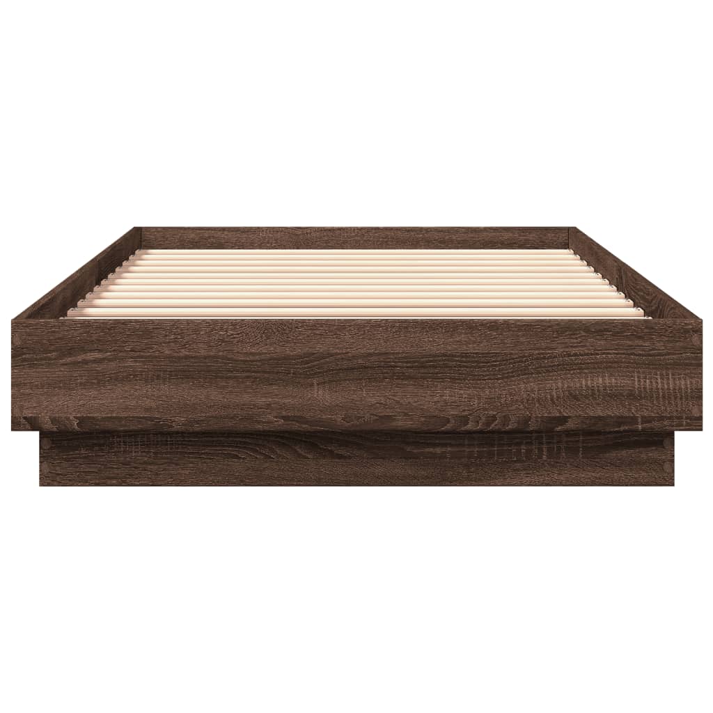 Cadre de lit sans matelas avec lumières LED 100x200 cm - XIOS