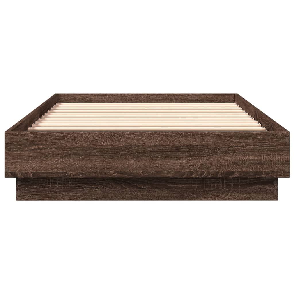 Cadre de lit sans matelas avec lumières LED 90x200 cm - XIOS