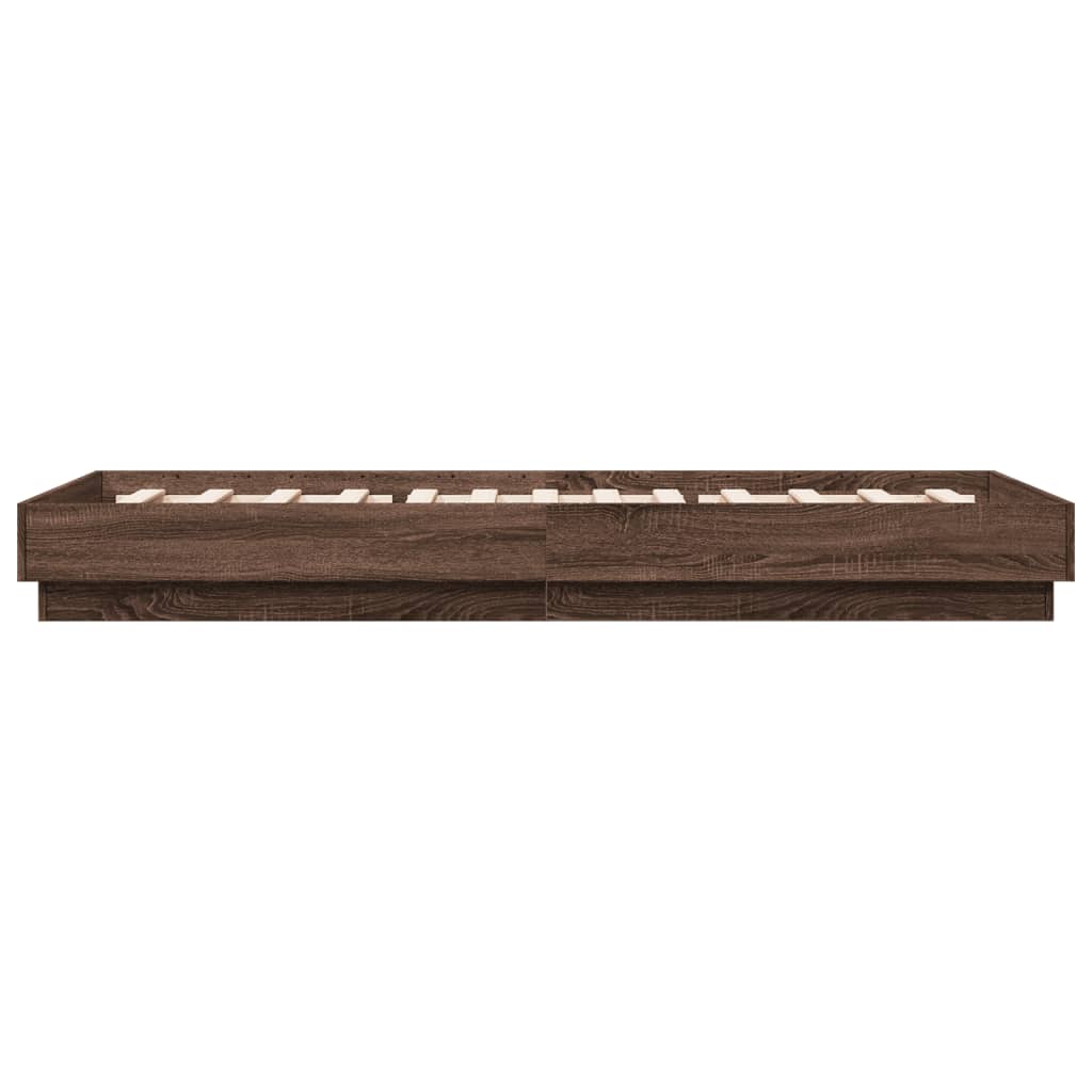 Cadre de lit sans matelas avec lumières LED 90x200 cm - XIOS
