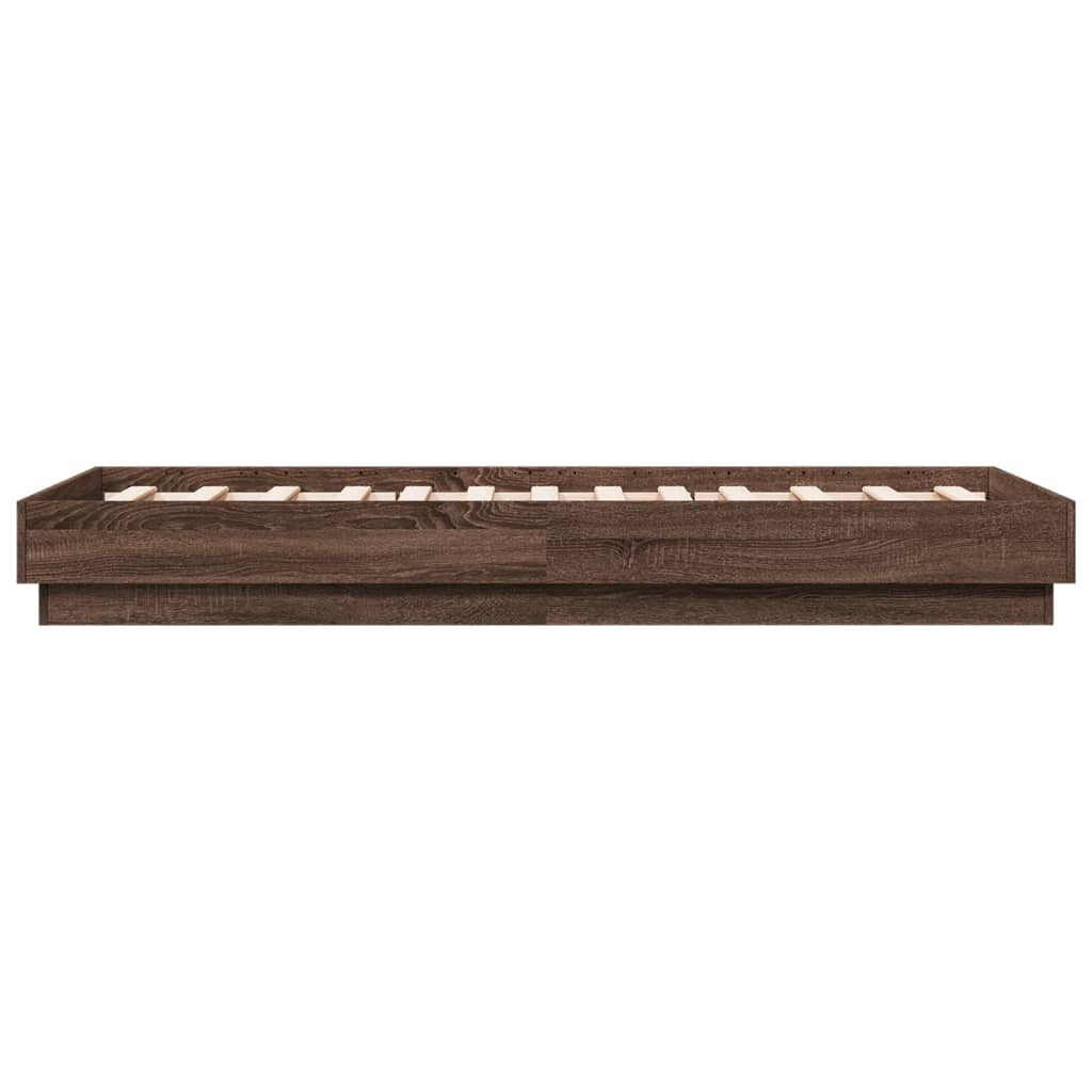 Cadre de lit sans matelas avec lumières LED 90x190 cm - XIOS