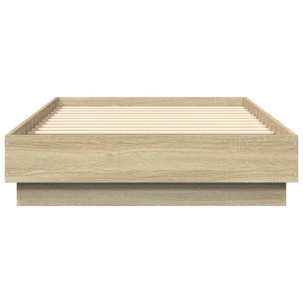 Cadre de lit sans matelas avec lumières LED 75x190 cm - XIOS