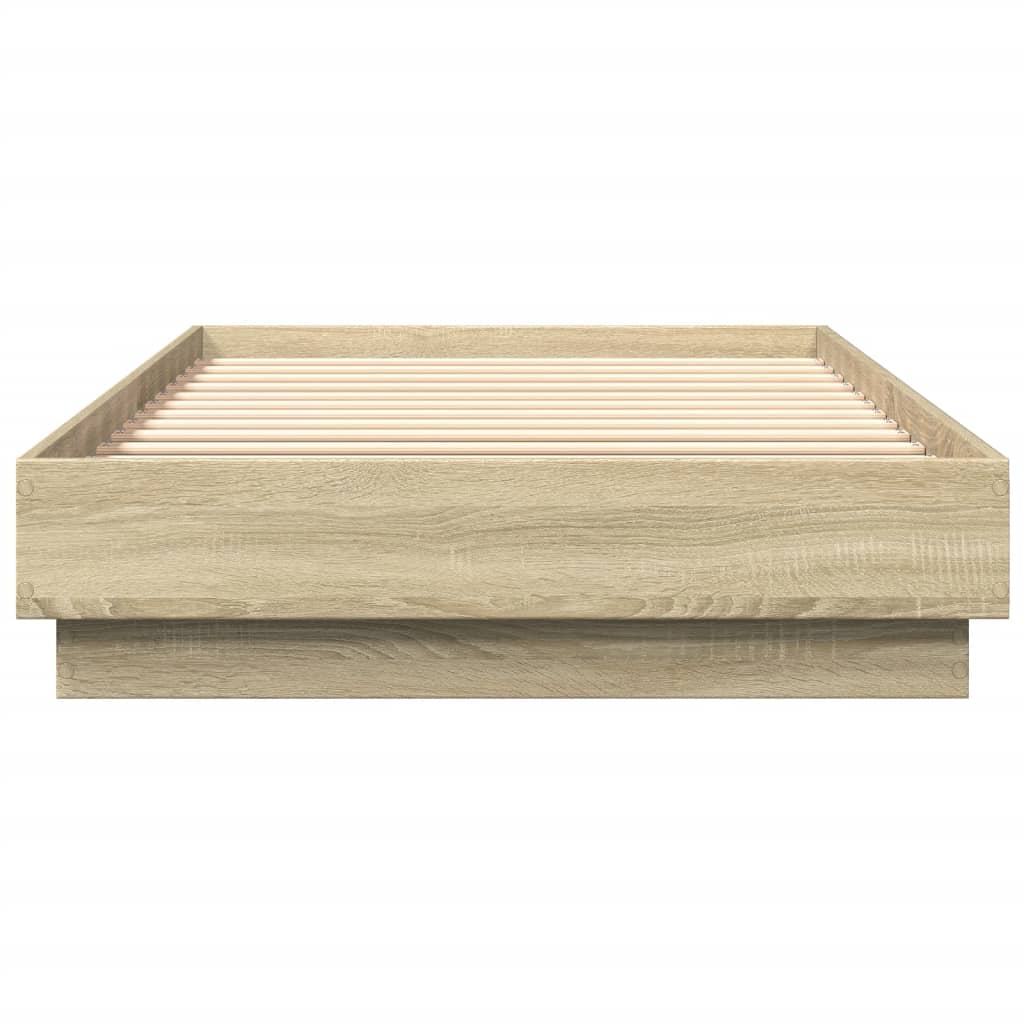 Cadre de lit sans matelas chêne sonoma 90x200 cm - XIOS