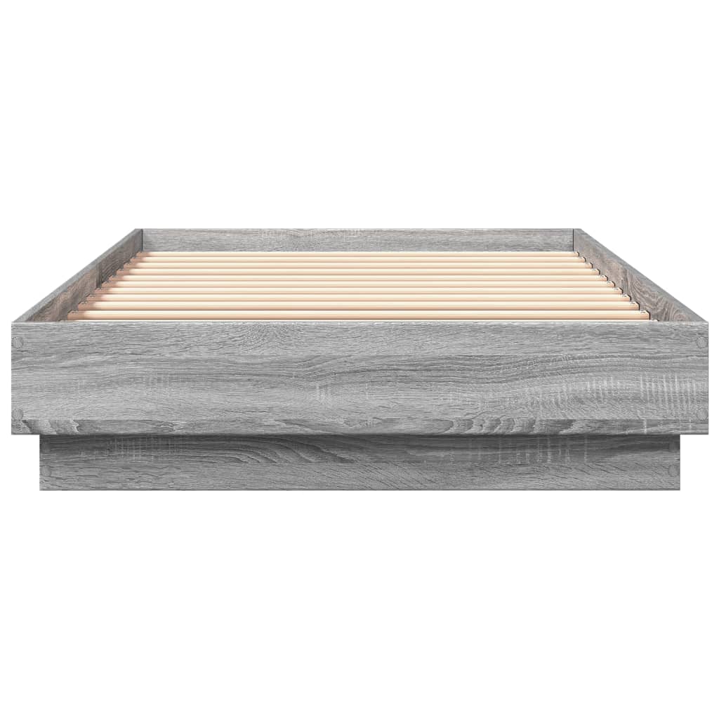 Cadre de lit sans matelas sonoma gris 90x200 cm - XIOS