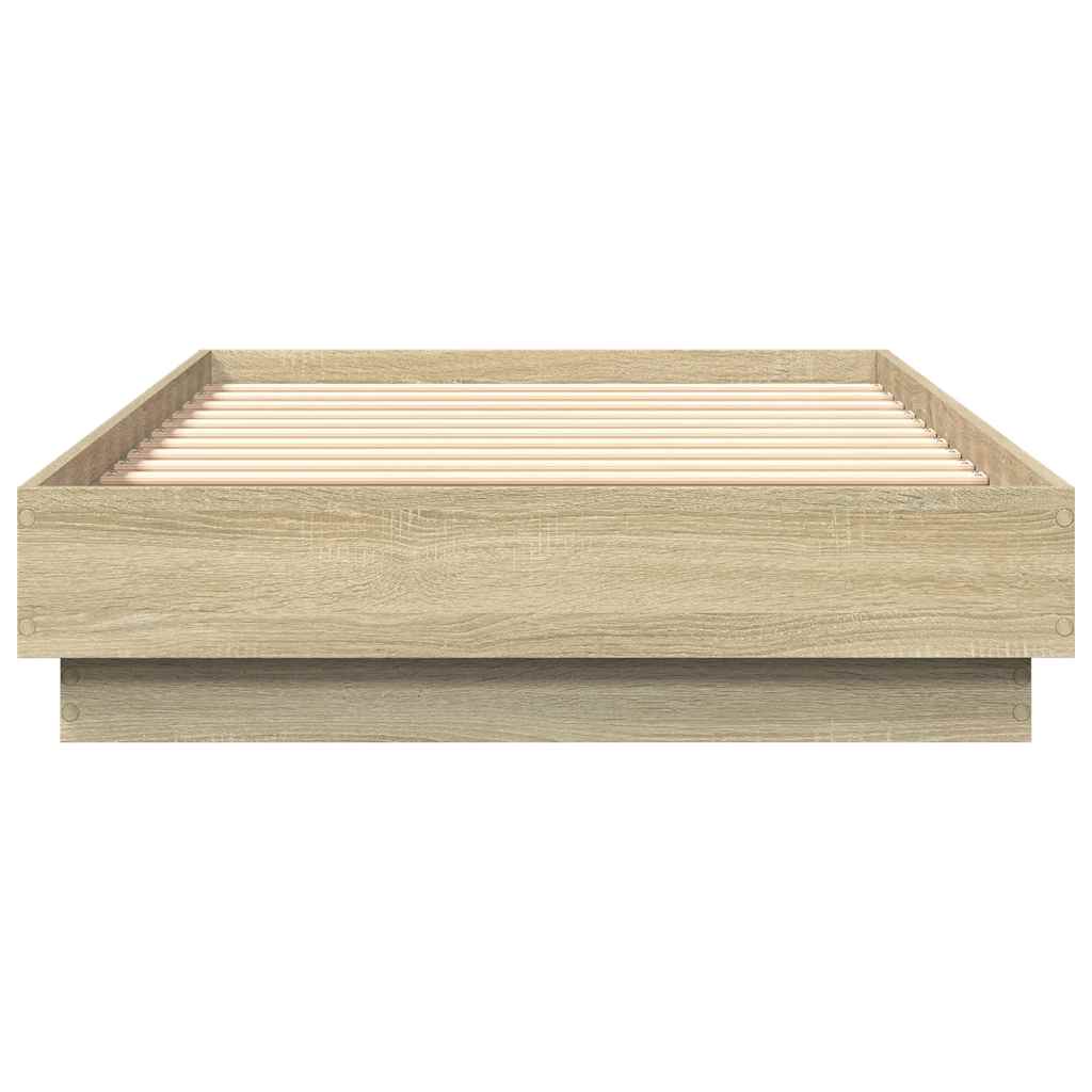 Cadre de lit sans matelas chêne sonoma 90x190 cm - XIOS