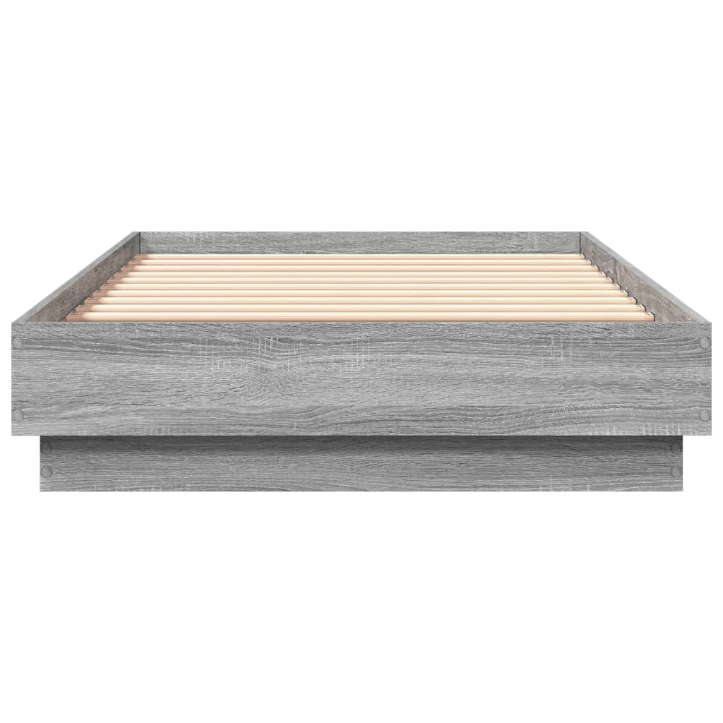 Cadre de lit sans matelas sonoma gris 75x190 cm - XIOS