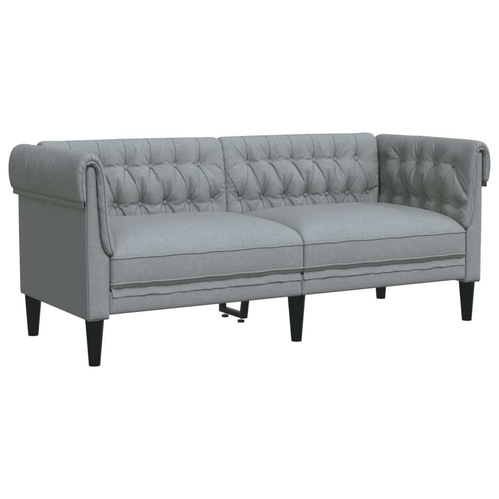 Ensemble de canapés 3 pcs gris clair tissu - XIOS
