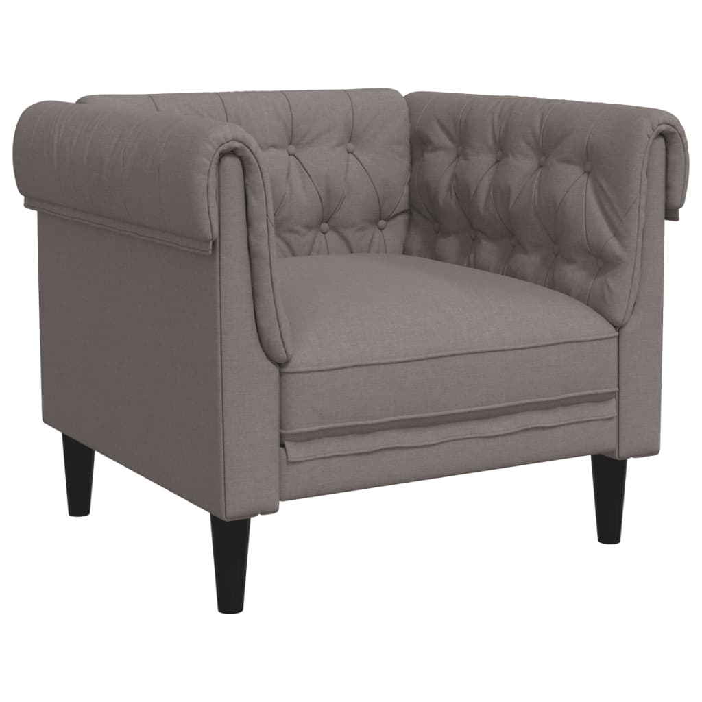 Ensemble de canapés 3 pcs taupe tissu - XIOS