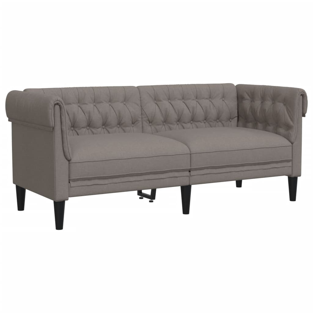 Ensemble de canapés 3 pcs taupe tissu - XIOS