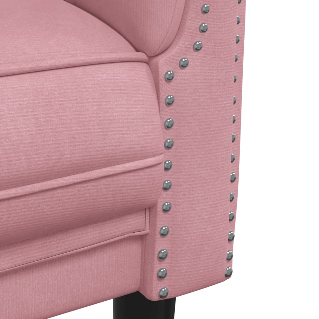 Ensemble de canapés 3 pcs rose velours - XIOS