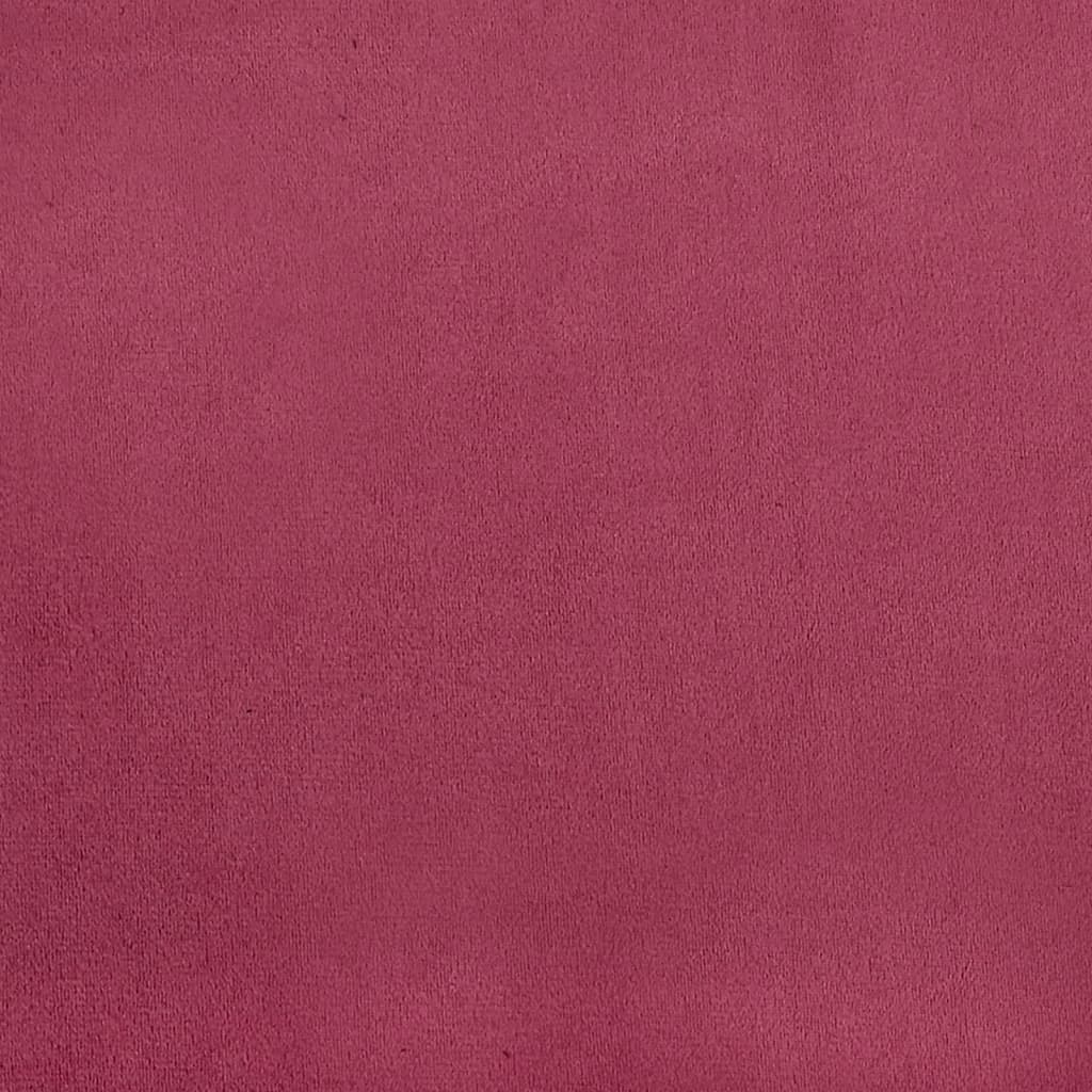 Ensemble de canapés 2 pcs rouge bordeaux velours - XIOS