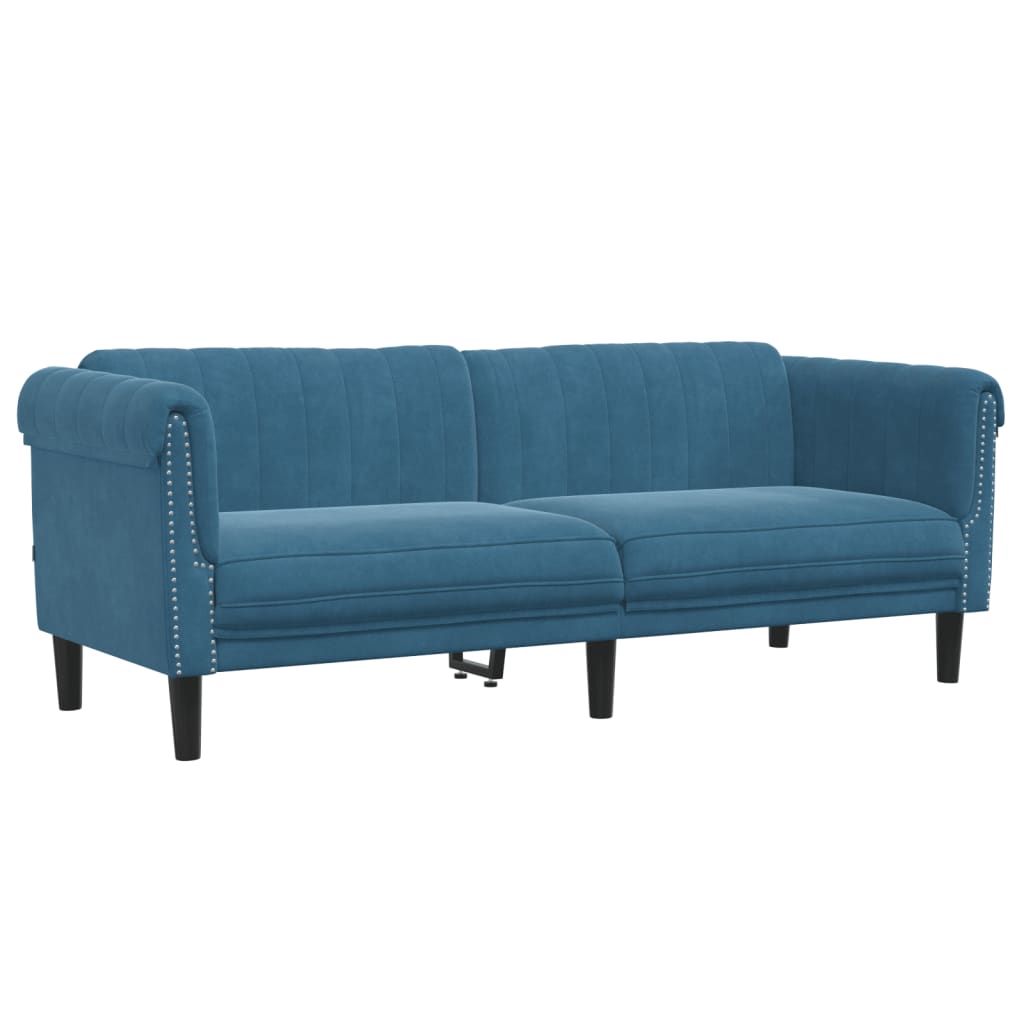 Ensemble de canapés 2 pcs bleu velours - XIOS