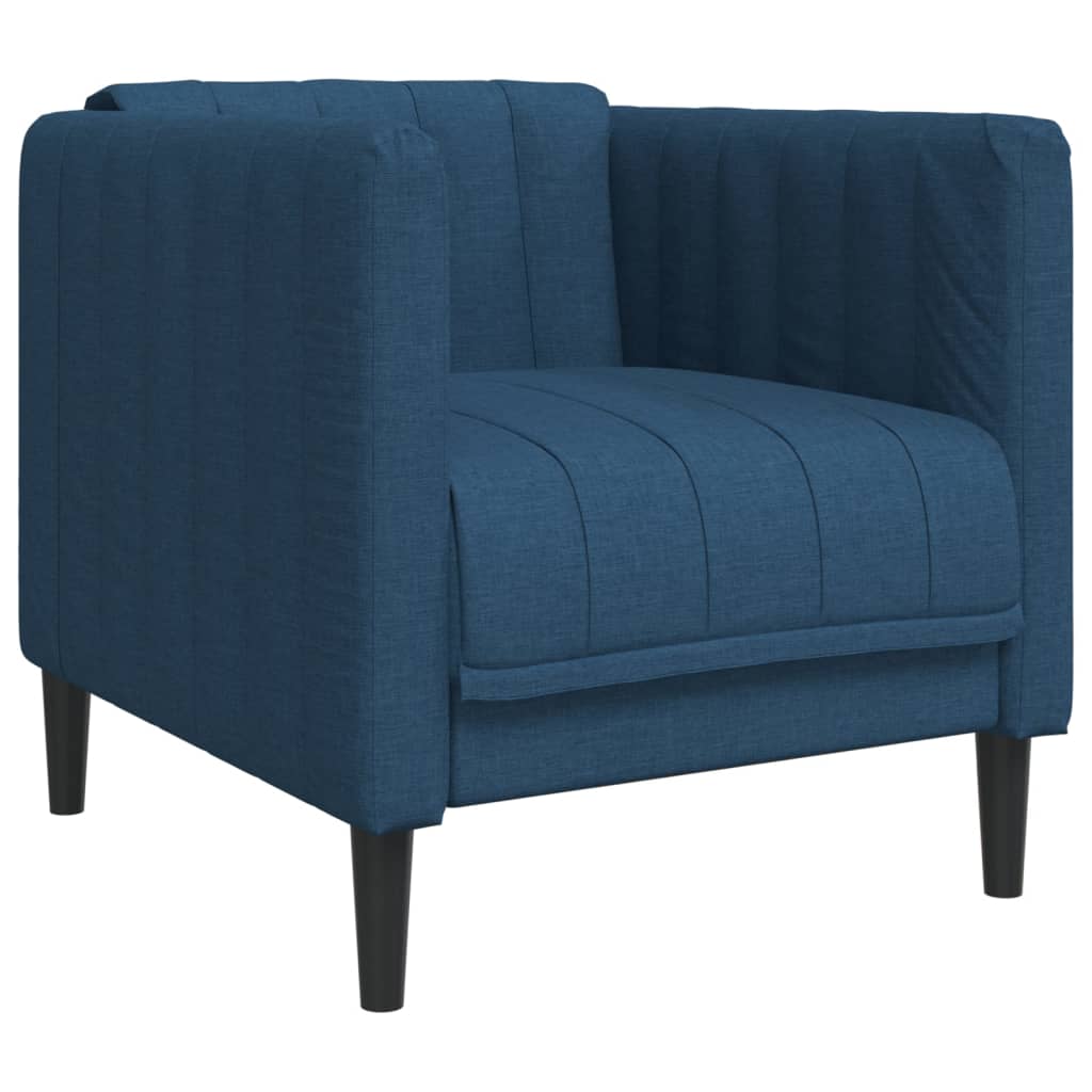 Ensemble de canapés 3 pcs bleu tissu - XIOS