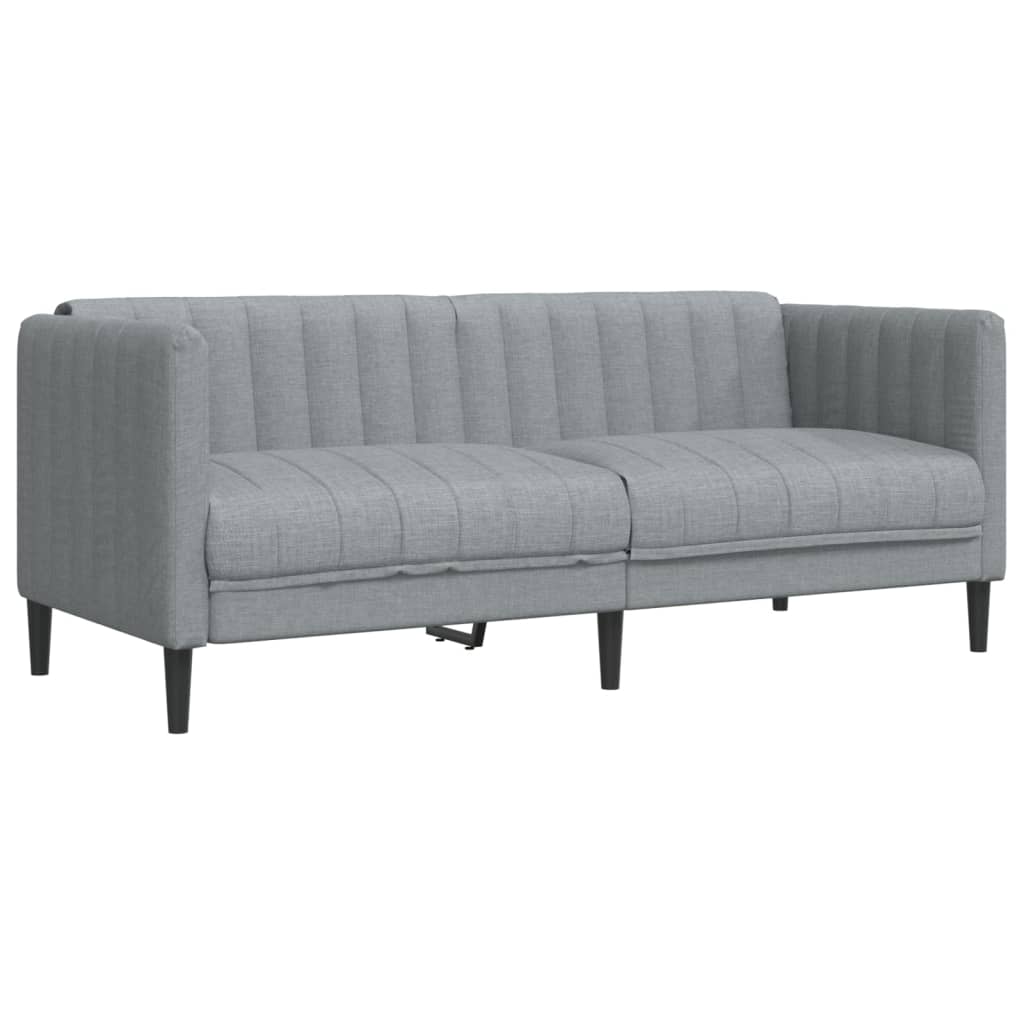 Ensemble de canapés 2 pcs gris clair tissu - XIOS