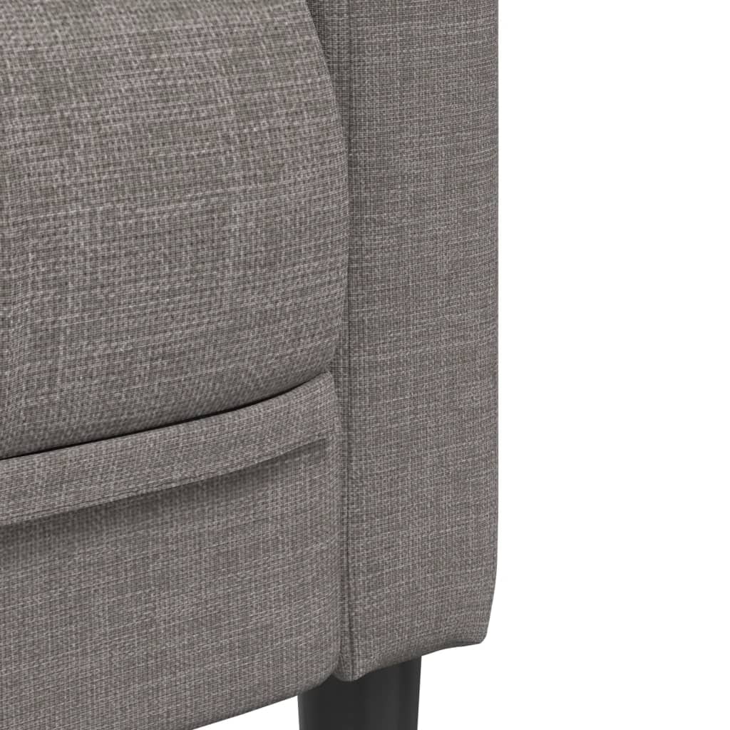 Ensemble de canapés 2 pcs taupe tissu - XIOS