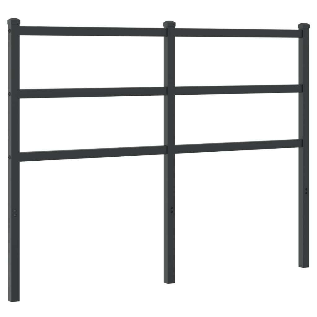 Tête de lit métal noir 120 cm - XIOS