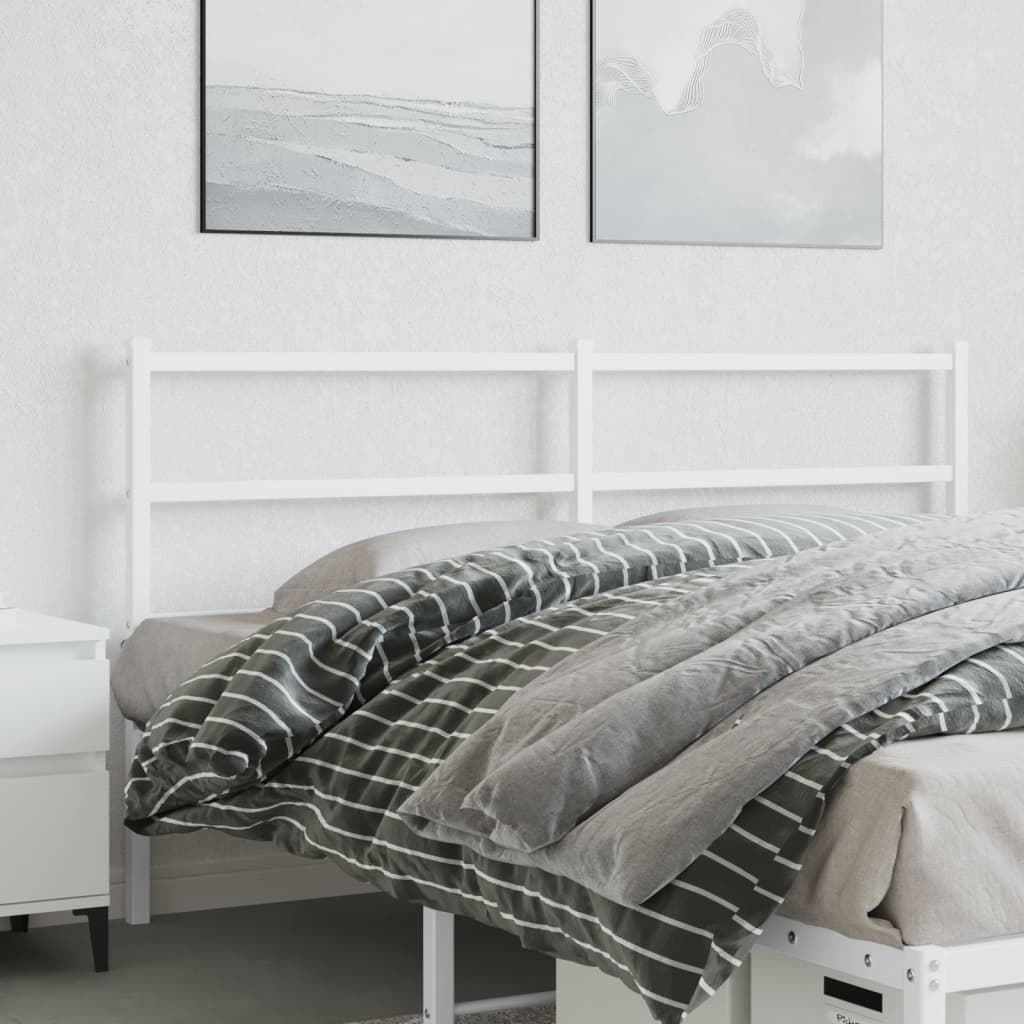 Tête de lit métal blanc 150 cm - XIOS