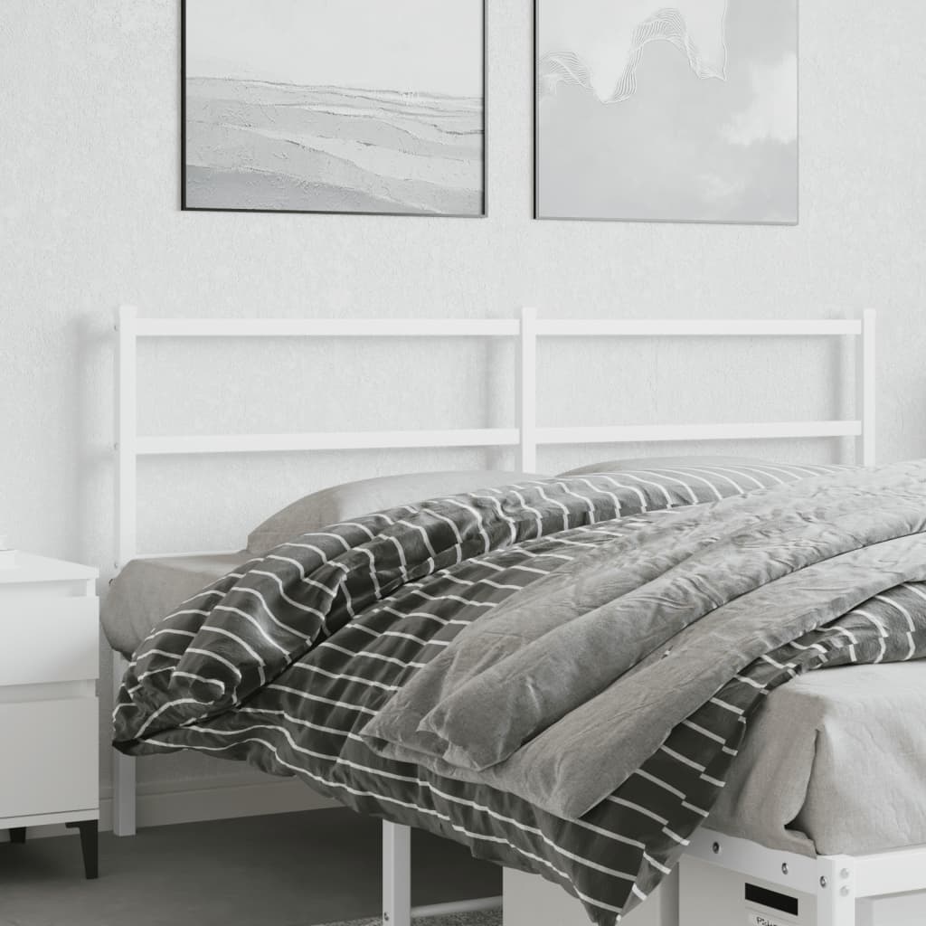 Tête de lit métal blanc 160 cm - XIOS