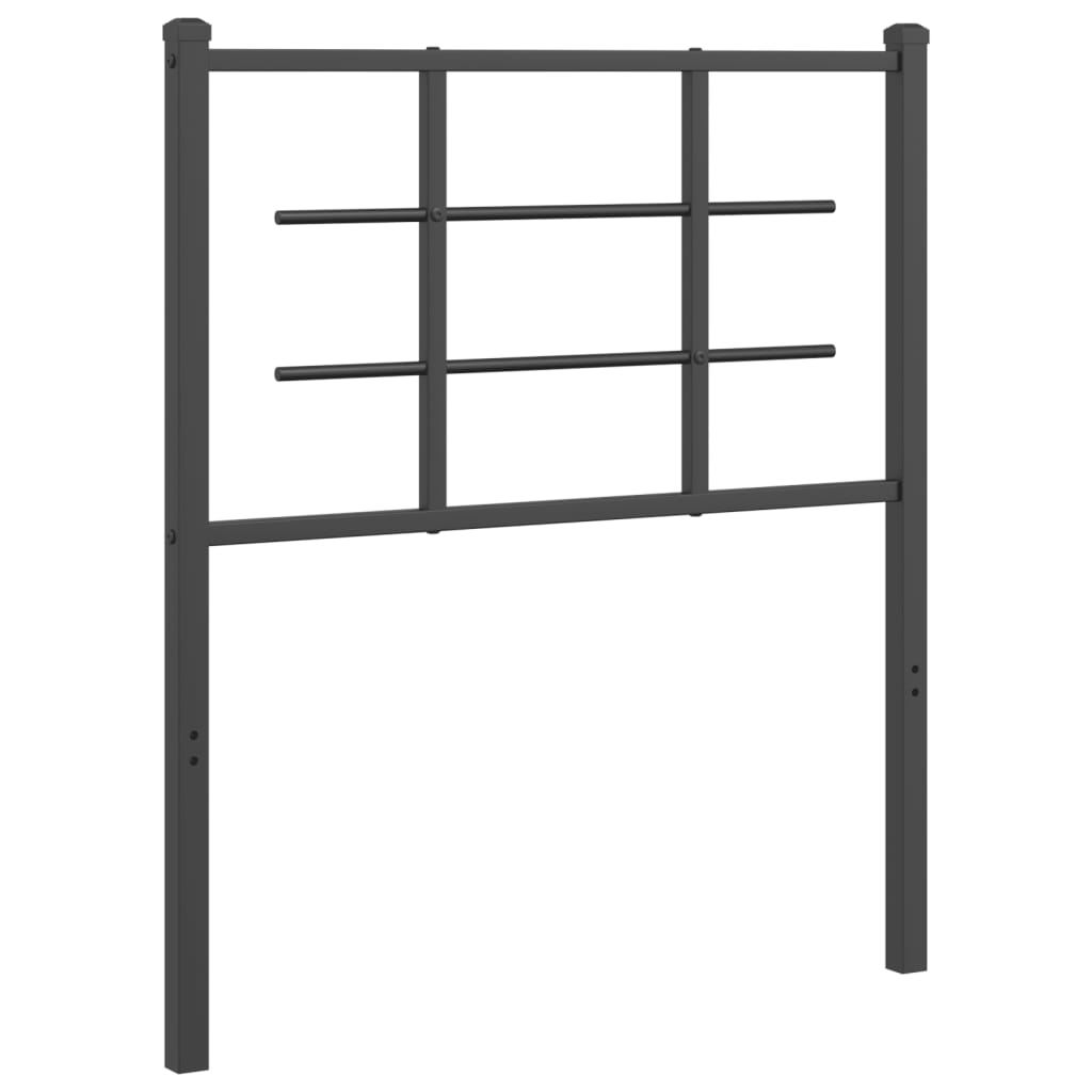 Tête de lit métal noir 75 cm - XIOS