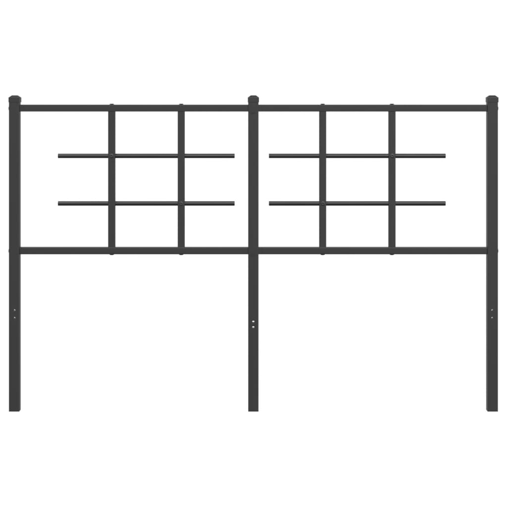 Tête de lit métal noir 140 cm - XIOS